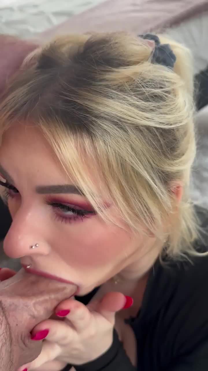 I love having my mouth stuffed with a thick cock - free porn video
