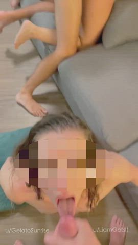 Look at the cumshot miss my face! - free porn video