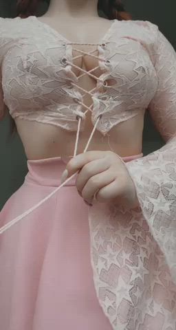 Oops, I accidentally wore a see through top! May as well just play with my tits since they’re out now - free porn video