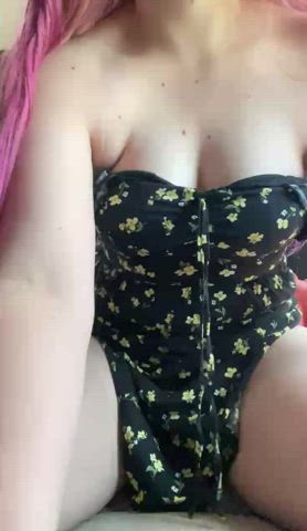 Wanna see what’s under my dress?😉 - free porn video