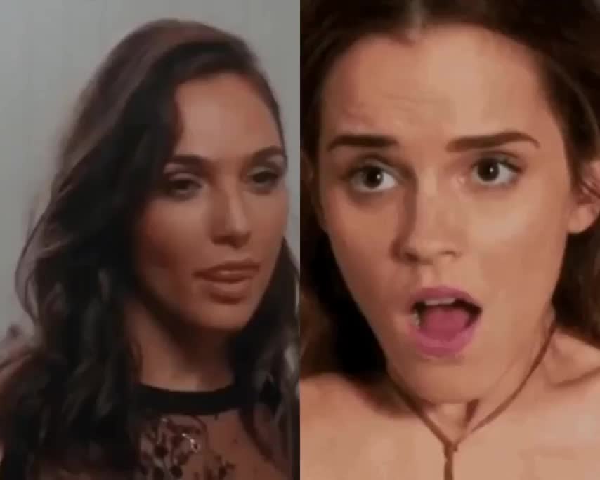 Who has the hotter “when it goes in face” Gal Gadot or Emma Watson ? - free porn video