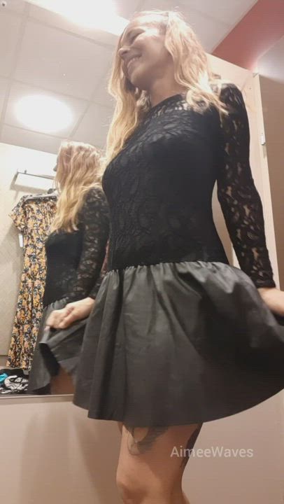 Let's breed in a department store fitting room ;) - free porn video