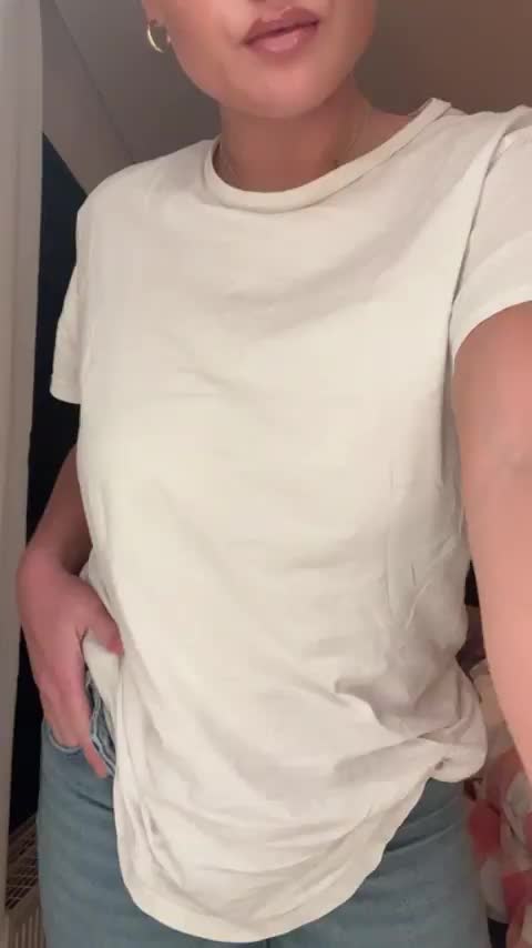 quick titty drop while my fam was waiting for me outside - free porn video