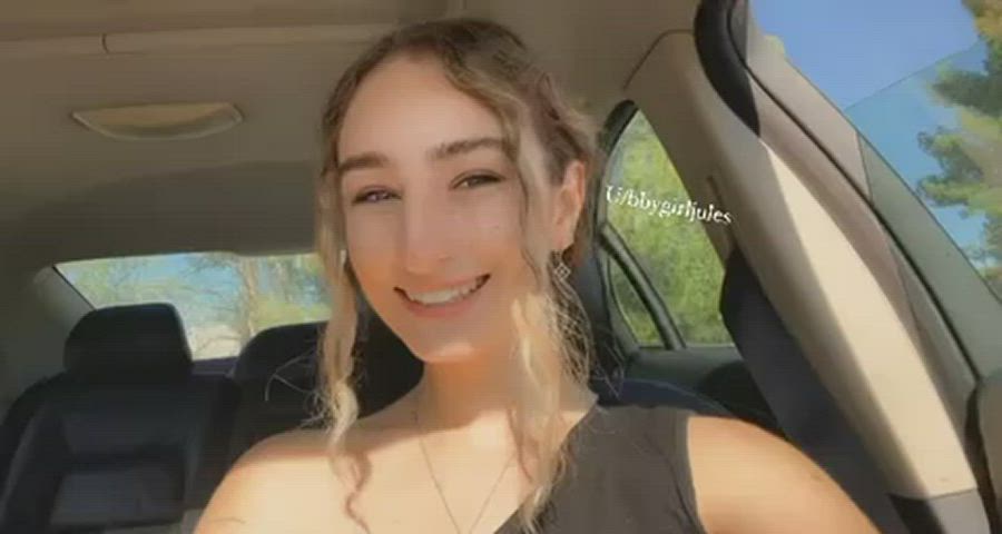 I’m going to class rn….Do you think it’s too see through? [GIF] - free porn video