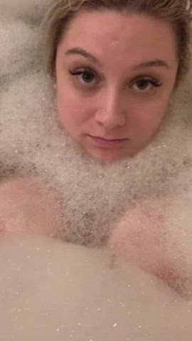 You going to join me and help wash my big tits? - free porn video