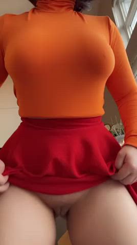 Velma never wears a bra or panties - free porn video