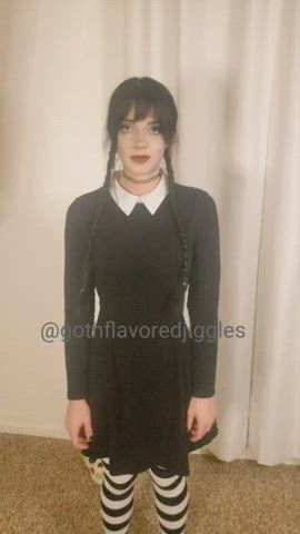 Wednesday Addams [Wednesday] (gothflavoredjiggles) - free porn video