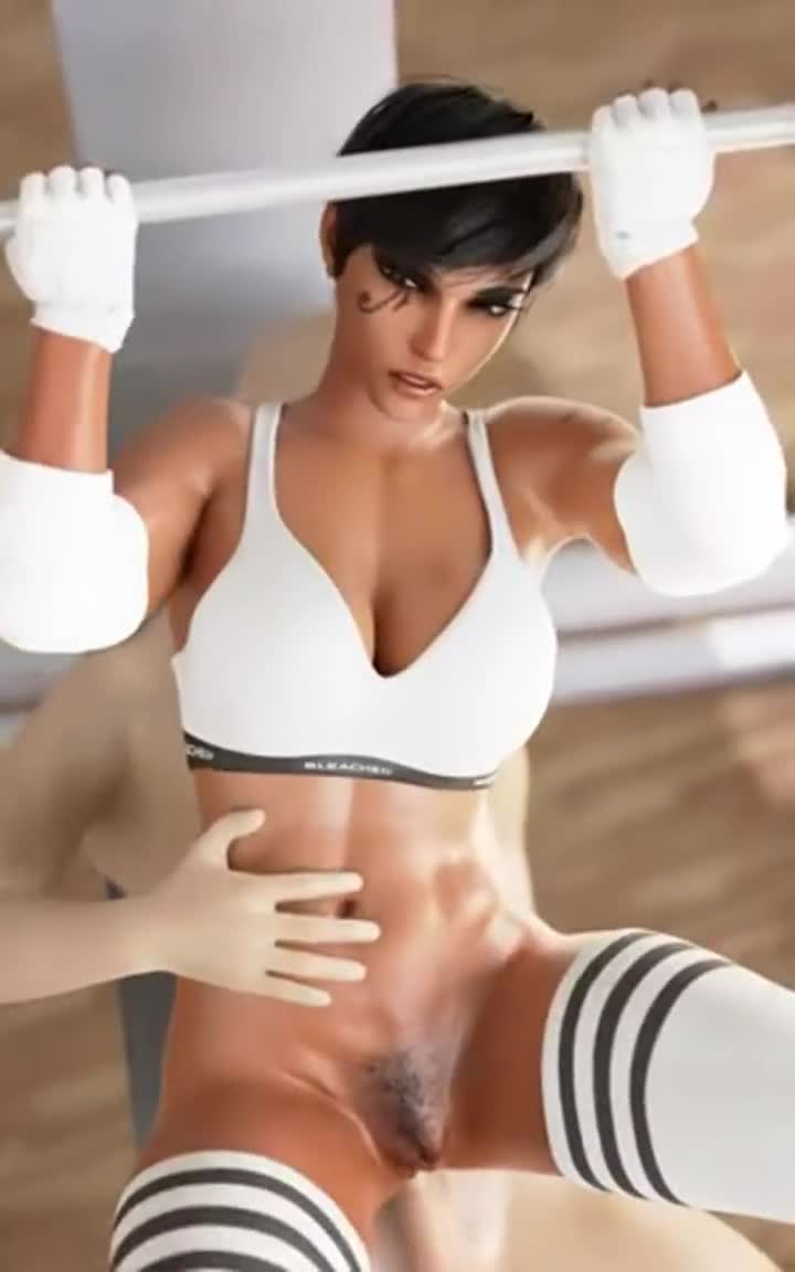 Pharah's anal workout (3TRIOODI)[Overwatch] - free porn video