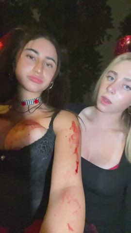 Bimbo halloween dance - free porn video