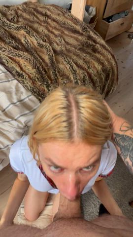 I’m his little throat slut - free porn video