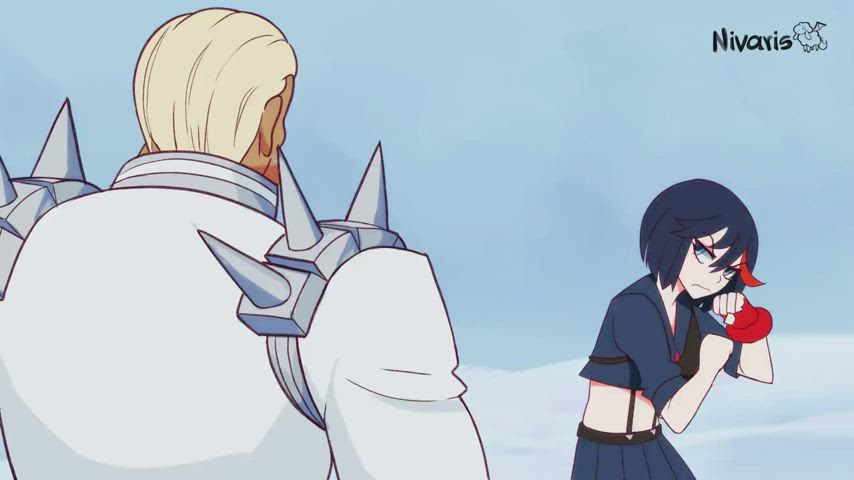 Ryuko and Mako Vs. Gamagori (Sunset Nivaris)[Kill la kill] - free porn video
