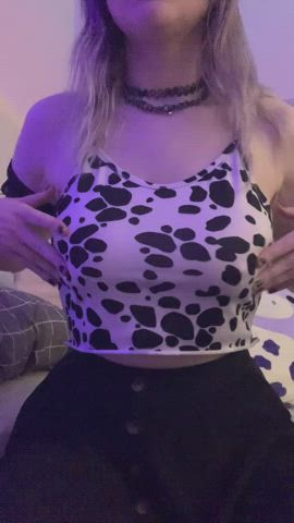 My boobs are so swollen right now, kinda need a massage - free porn video