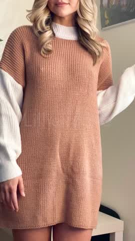 Baggy jumper and no underwear is fav way to chill.. 😊💕 - free porn video