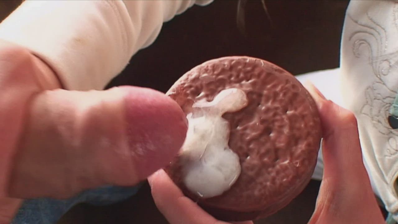 Munching on a Spunk Cookie 🍪 - free porn video