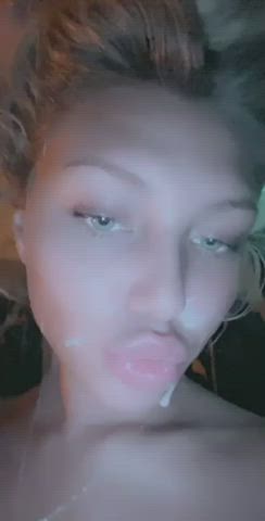 Would u kiss me after giving me a thick load? 🤤😚 - free porn video