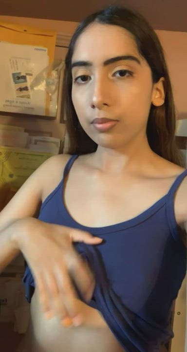 Would you suck a Mexican girl with dark nipples? - free porn video