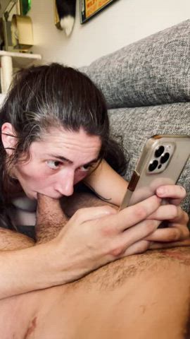 she’s more interested in flirting with strangers than sucking my cock - free porn video