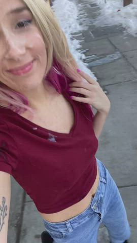My first CumWalk… I was so nervous - free porn video