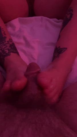 He used to despise the idea of a foot job, but when youve been pussy free so long you get hungry for any sort of touch. He even gets hard now - free porn video