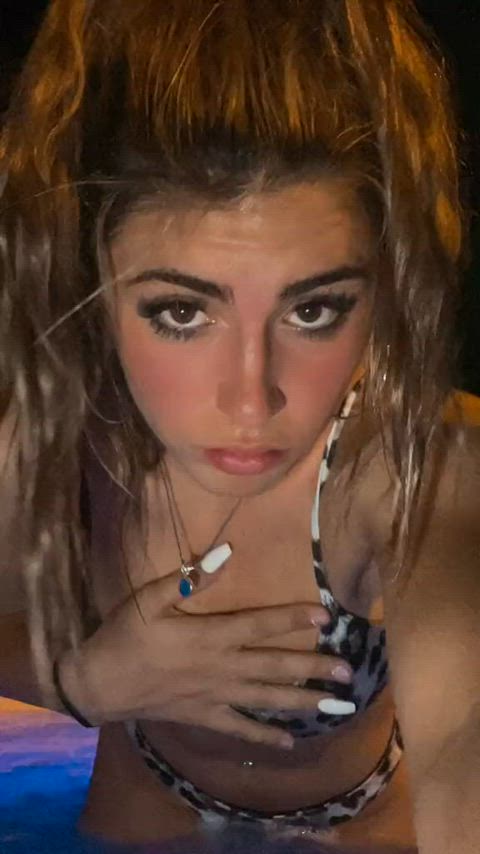 Slut has me so gooned. Should I swallow my cum for her? - free porn video