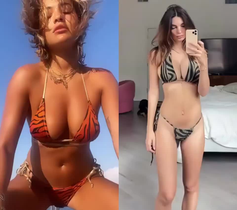 Rita Ora vs Emily Ratajkowski - free porn video
