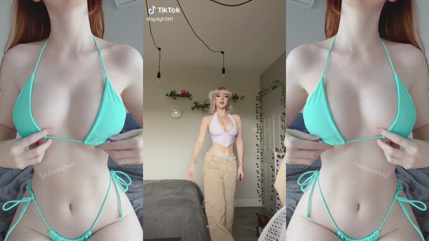 Brand New Tiktok Split Edit, Hot And Ready - free porn video