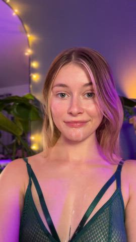 Breaking in my new lingerie with some cum - free porn video