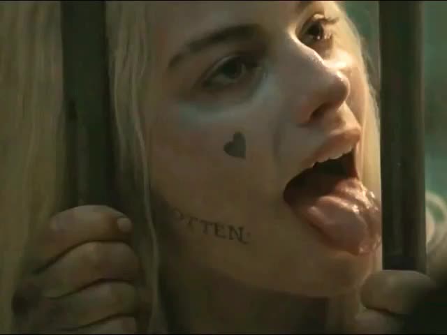Imagine Margot Robbie tongue on your tip - free porn video