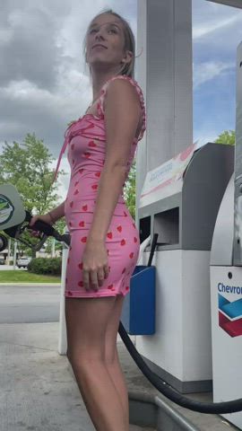 Gas prices are so high… So I wanted to make it a little less stressful for everyone! ⛽️ [GIF] - free porn video