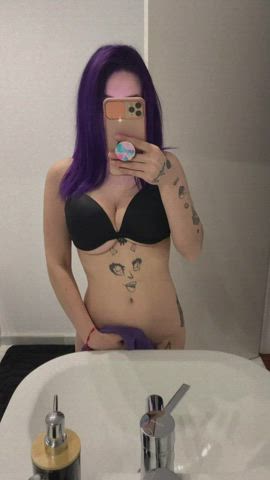 These boobs will be your target in the bathtub daddy - free porn video