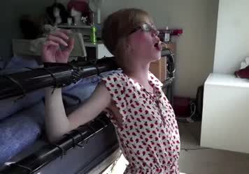 Nerdy Teen Bound For Free Use - free porn video