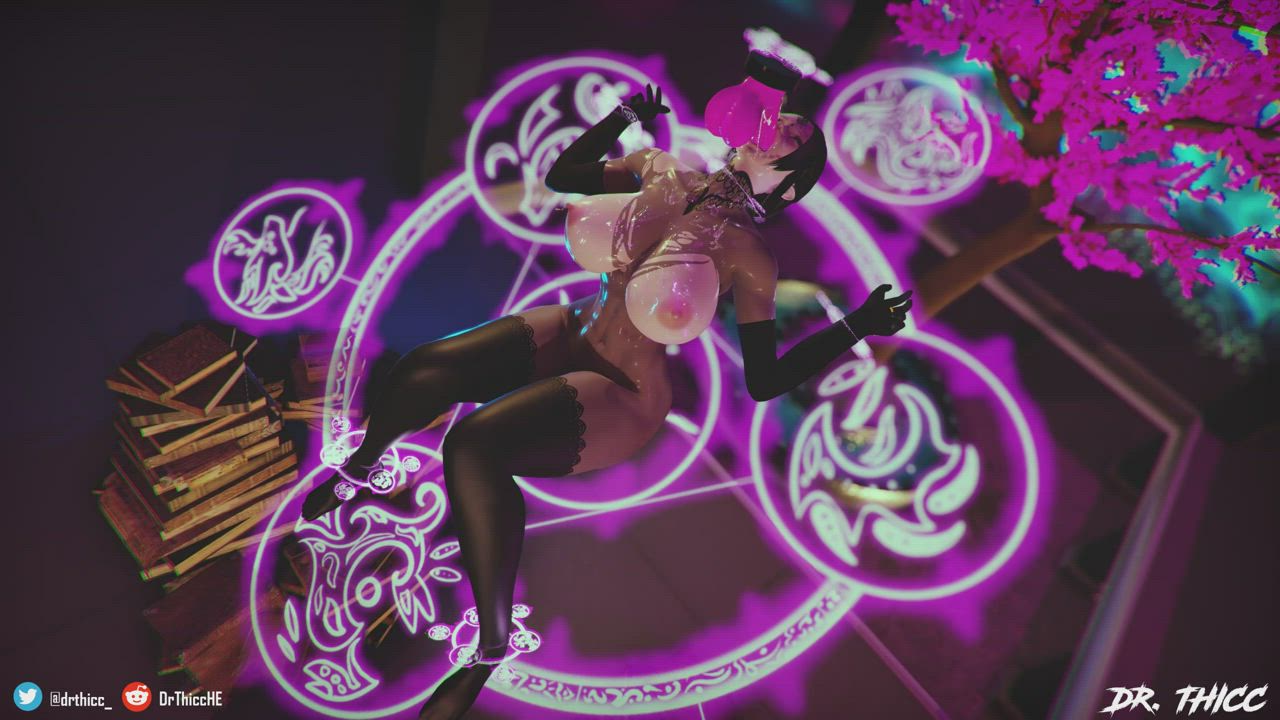 When that new spell book gives you more than you bargained for...(Dr. Thicc) - free porn video