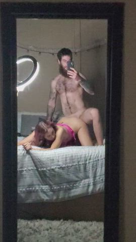 I think I need to move my mirror closer - free porn video