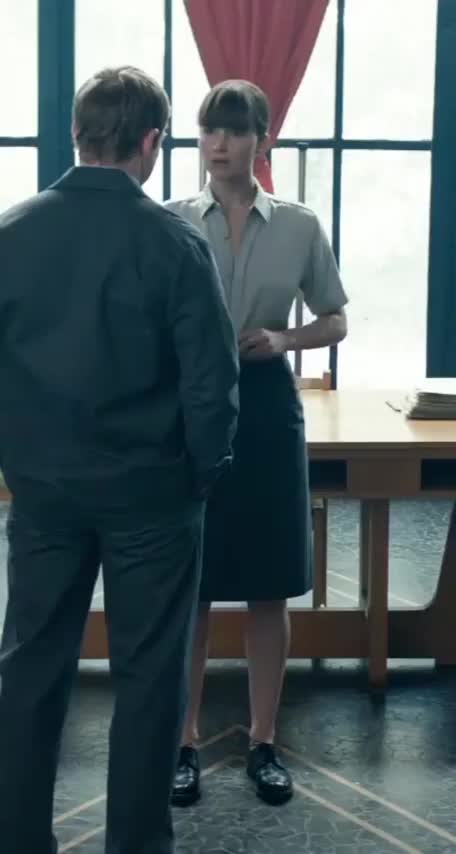 Jennifer Lawrence iconic Nude Scene in Red Sparrow - free porn video