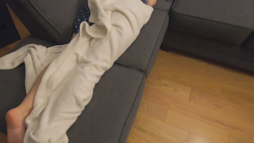 My roommate found me napping and decided it was the perfect time to use my ass to cum.. it felt so good 😊 - free porn video