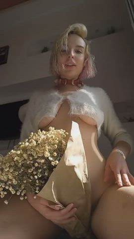Flowers are innocent, right? - free porn video