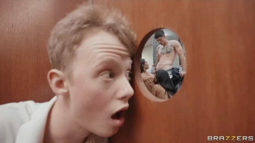 [FFM] Sneaky Fuck In Toilets - free porn video