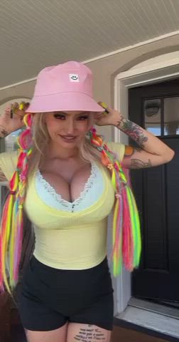 I could bounce these for you all day babe - free porn video