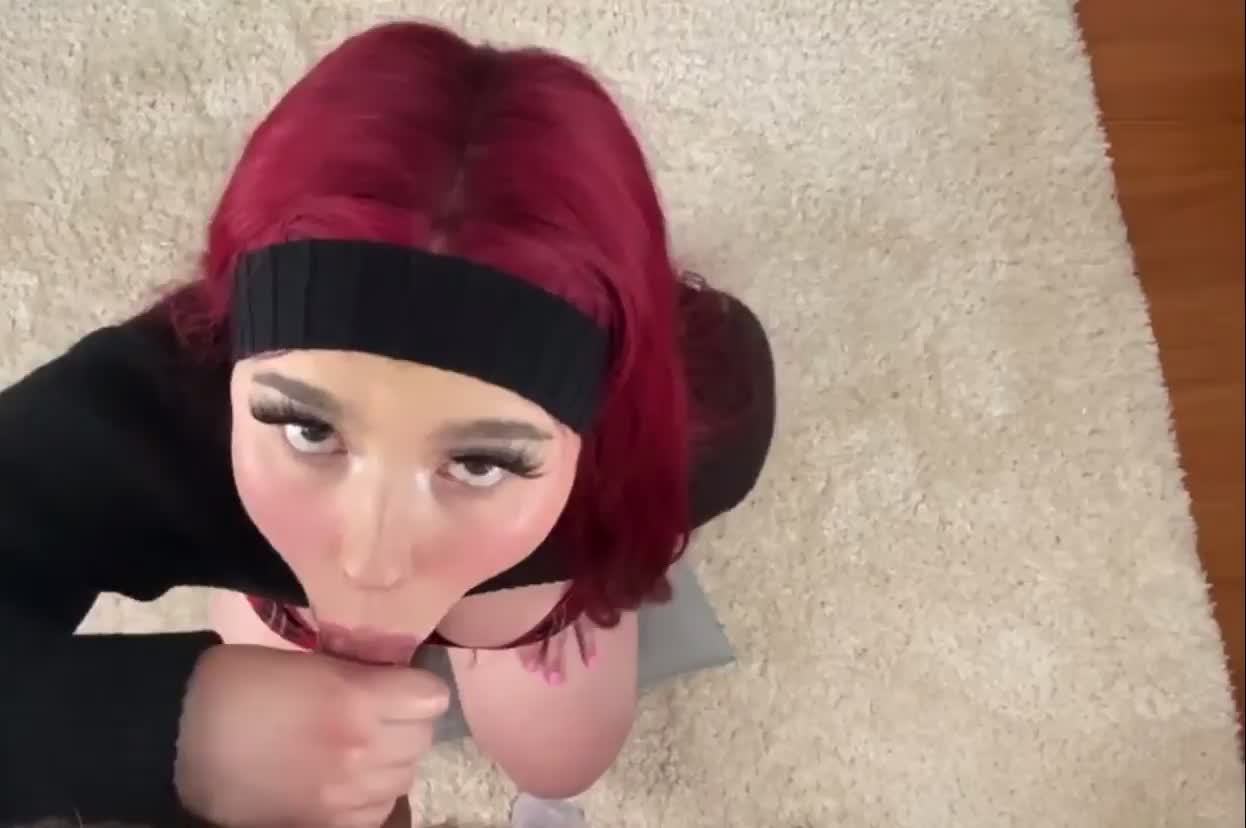 I painted my face with his cum! Better than Picasso IMO - free porn video