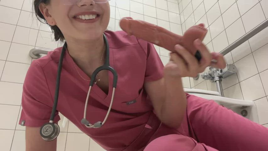Did you know nurses are 69% more likely to do anal [GIF] - free porn video