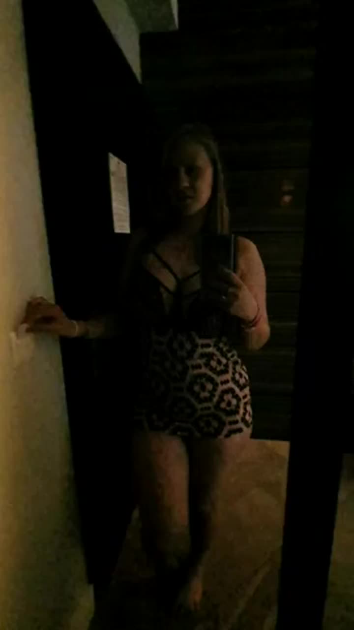 This is my magic hotel room card. With each insertion it undresses me until finally those huge boobs of mine show. Kisses - free porn video