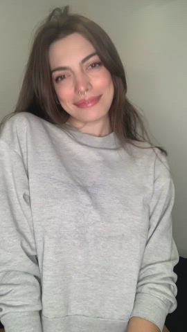What do you see in here?? A lovely lady or some nympho slut? 😅 - free porn video