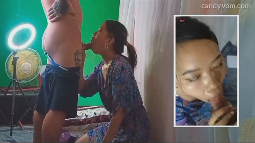 I heard cum in the eyes burns but it's not that bad. Actually it's just hard to keep it open. Fun though. I'm new to sex but first time for everything! - free porn video