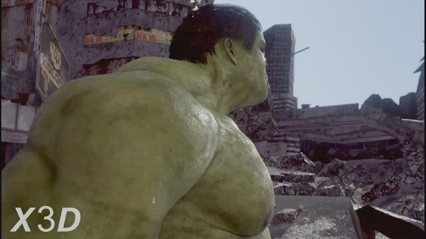 Black Widow and Hulk (X3D) [Marvel] - free porn video