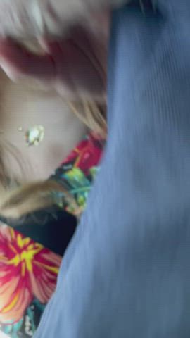 Sucking Cock While Zach Drives. He was so ready to cum!! - free porn video