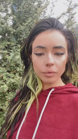 Can you tell how nervous I was? I have new neighbors who haven’t seen me naked yet lol [gif] - free porn video