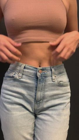 I never wear bras - free porn video