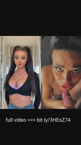 From tiktok to suck a cock 😋 - free porn video