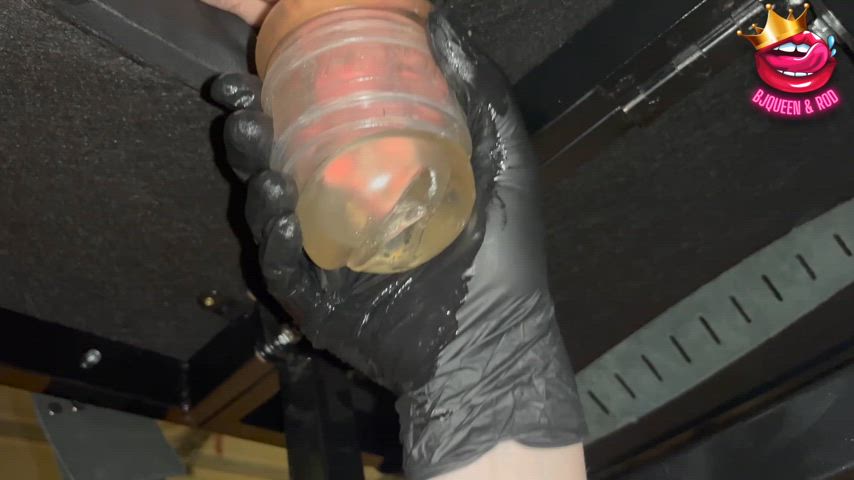 I always ruin his orgasms on the milking table - free porn video