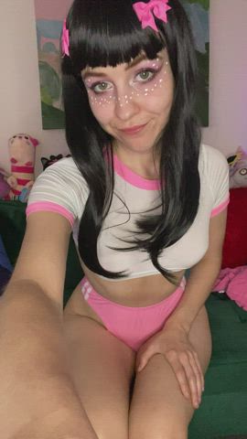 tiny little bouncy boobs + keep watching for a booty surprise 💓 - free porn video
